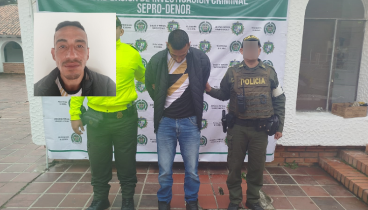 Orlando Gamboa fue capturado por el delito de acceso carnal violento contra una menor de edad.