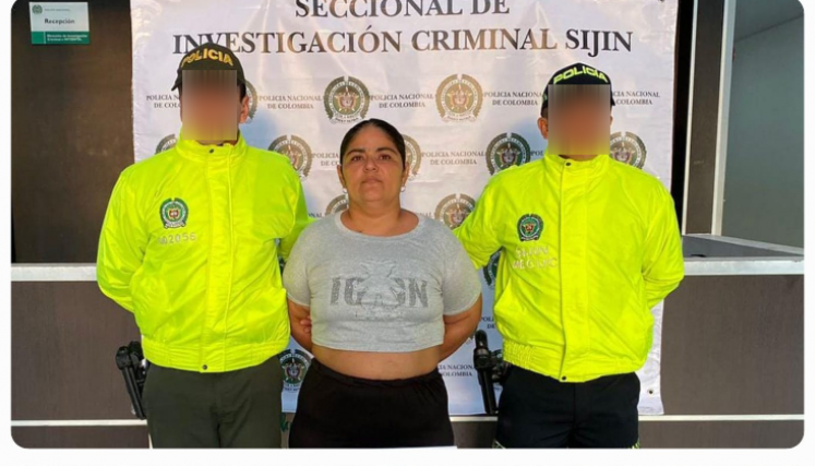 La Gorda Johanna fue capturada en flagrancia con 175 cigarros de marihuana.