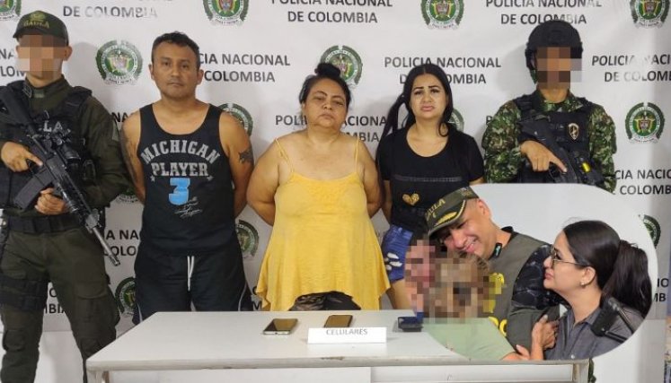 Yenny Paola Quintero Oyola, su hija; Luz Mila Oyola Sepúlveda, su expareja sentimental; y Luis Arturo Rubiano Salcedo, su yerno, , estarían vinculadas en el secuestro del comerciante 