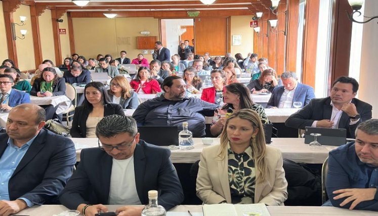 La Asociación de municipios de la provincia de Ocaña, sur del Cesar y zona del Catatumbo visitó la capital de la República./ Foto cortesía: La Opinión.