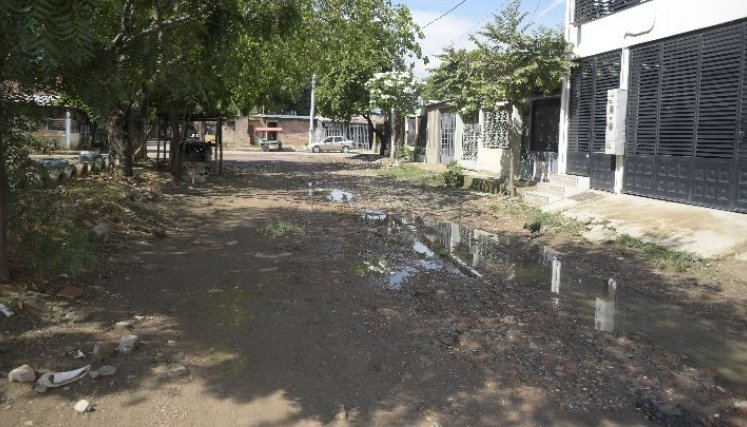 En este sector drenaron una laguna para construir un barrio.
