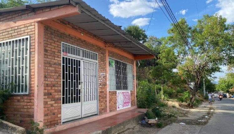 Al hogar comunitario acuden los más pequeños del barrio. 