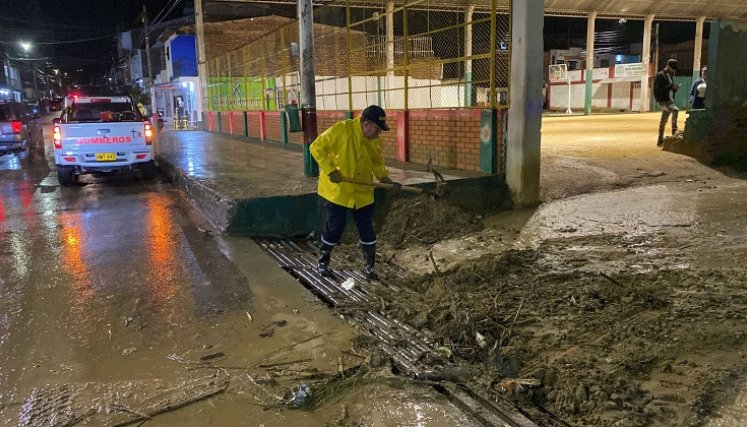 Las fuertes precipitaciones de los últimos días mantienen en alerta a los habitantes de esta zona del departamento./ Foto: Cortesía / La Opinión 