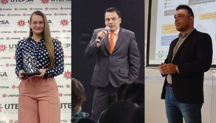 Diana Marcela Pantaleón Pinto, Raúl Eduardo Rodríguez Ibáñez y Luis Eduardo Rodríguez. / Foto: Cortesía / La Opinión 