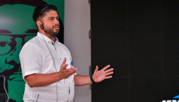 Sergio Rincón, experto en animación 3D y que participó en la película Oppenheimer, fue uno de los ponentes que tuvo el congreso. / Foto Cortesía