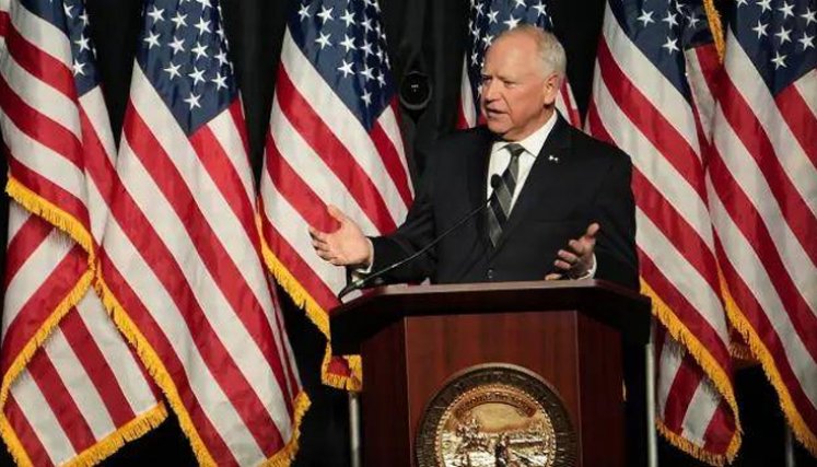 Tim Walz, gobernador de Minnesota