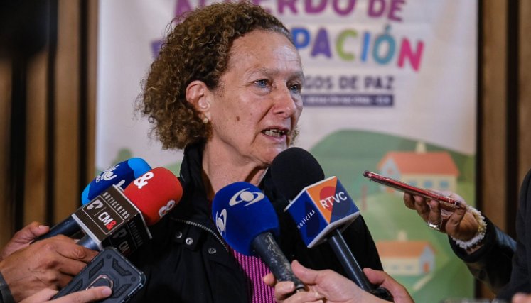 Vera Grabe, jefa negociadora de la delegación del Gobierno para los diálogos con el ELN. / Foto Colprensa