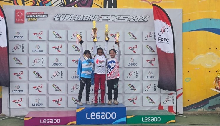Camila de La Hoz sigue cosechando títulos en el BMX.