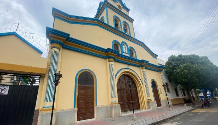 La Parroquia San Martín de Porres ha tenido varias intervenciones en su fachada. 