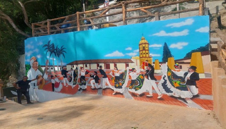 Murales de la gastronomía de los ocañeros se podrán apreciar a lo largo del recorrido./ Foto: cortesía