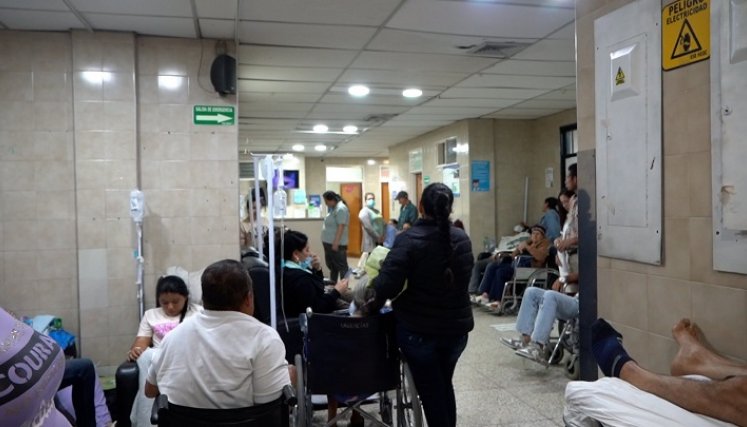 La sección de urgencias del hospital de Ocaña colapsa y se requiere la ampliación del centro asistencial. /Foto cortesía: la Opinión.