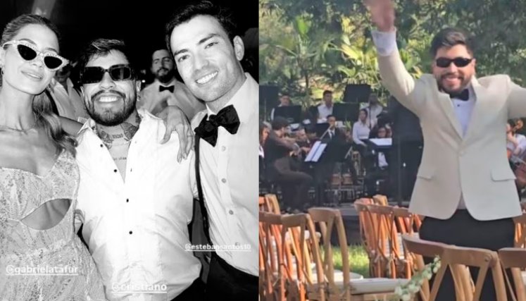 Juanda en la boda de Tafur y Santos