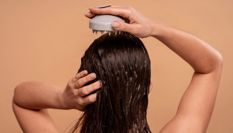 Lavado de pelo.