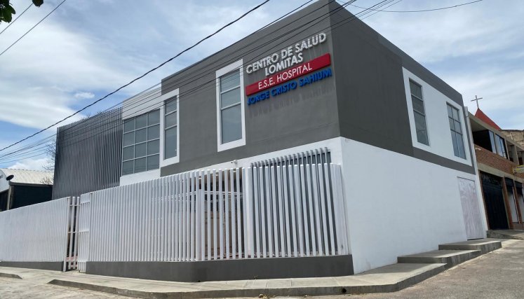 El centro de salud fue abierto al público hace unos meses. 