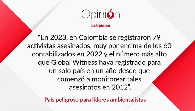 País peligroso para líderes ambientalistas