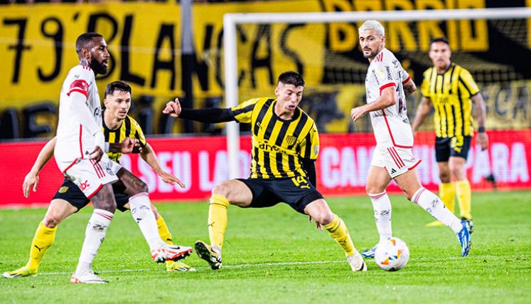 Peñarol vs. Flamengo, Copa Libertadores 2024. 