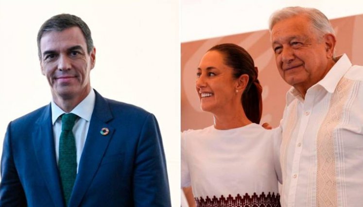 Pedro Sánchez de faltarle al respeto a Claudia Sheinbaum