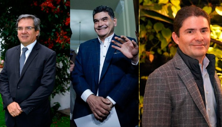 Germán Varón, Gregorio Eljach y Luis Felipe Henao, son los candidatos a la Procuraduría./Foto La Opinión