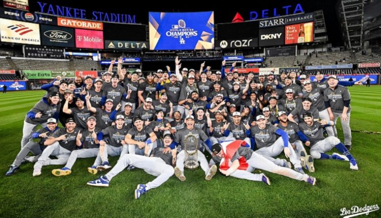 Los Dodgers de los Ángeles dominaron la Serie ante los Yanquis.
