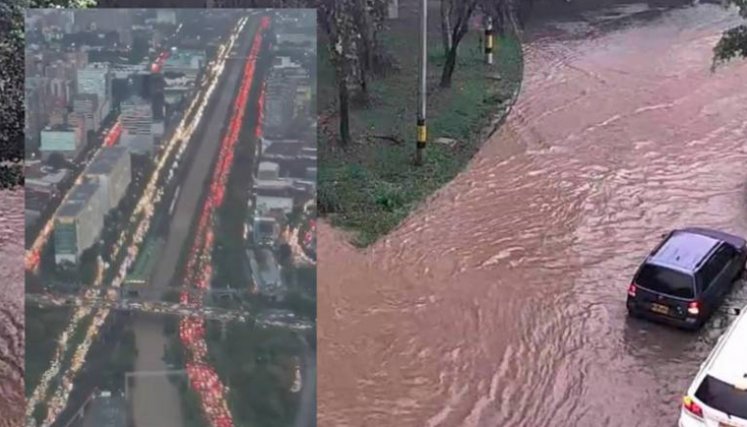 Aguaceros e inundaciones en Medellín