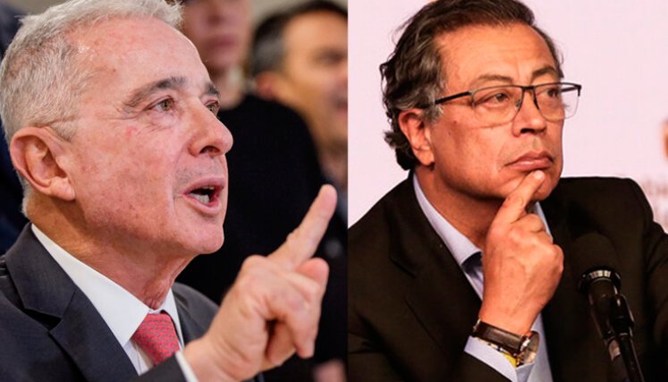 Petro y Uribe