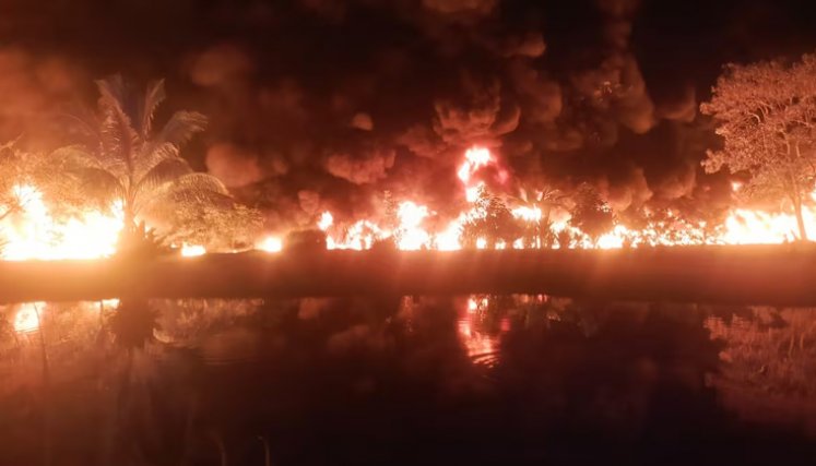 Atentado al oleoducto de Ecopetrol en Barrancabermeja