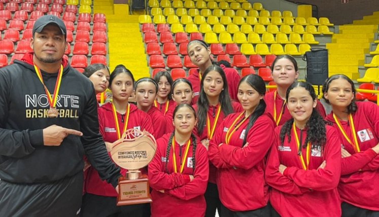 Selección infantil Norte de baloncesto.