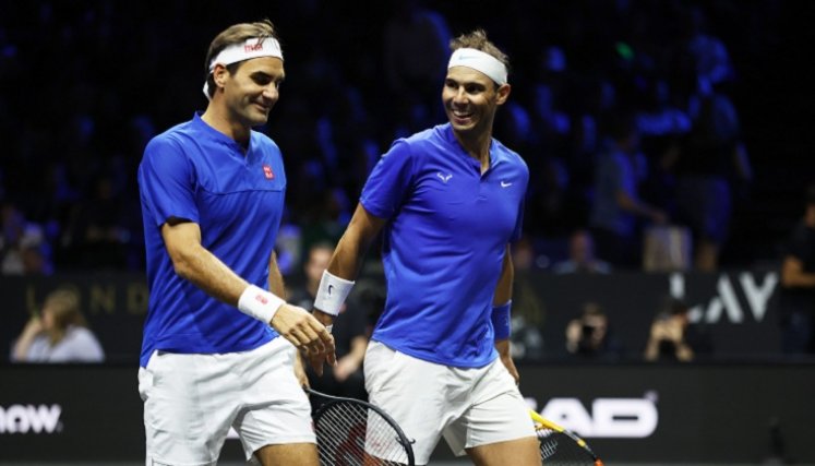 Roger Federer (suizo), Rafael Nadal (español).