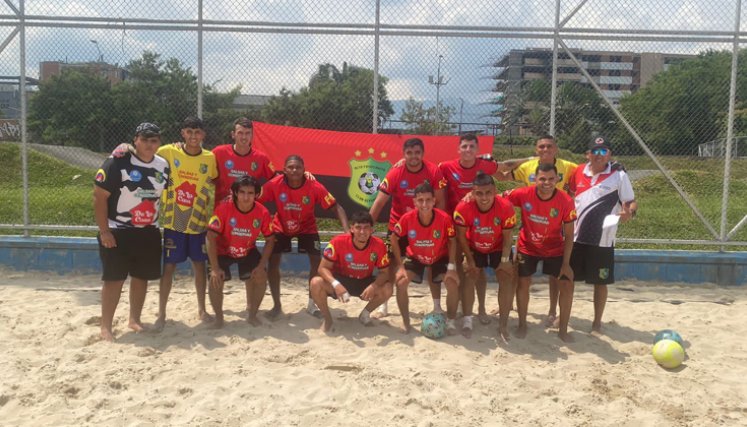 Altos de Pamplonita, fútbol playa