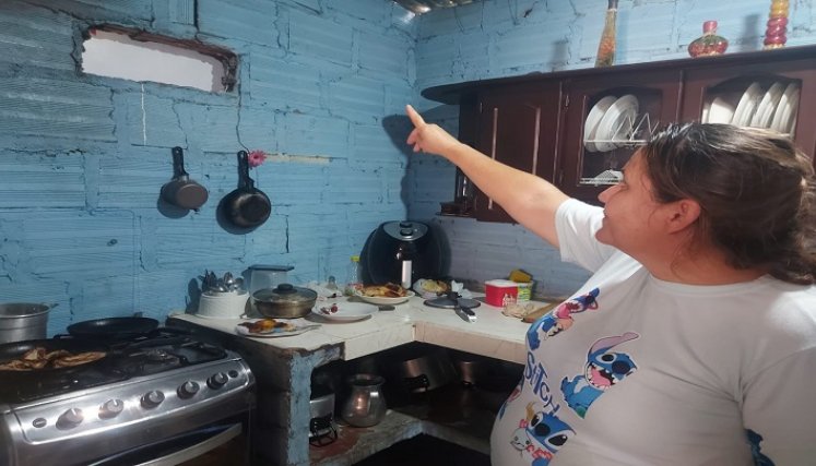 Moradores del barrio Polaco II temen una tragedia ante el movimiento de tierra hace tres años y no aparecen los responsables.
