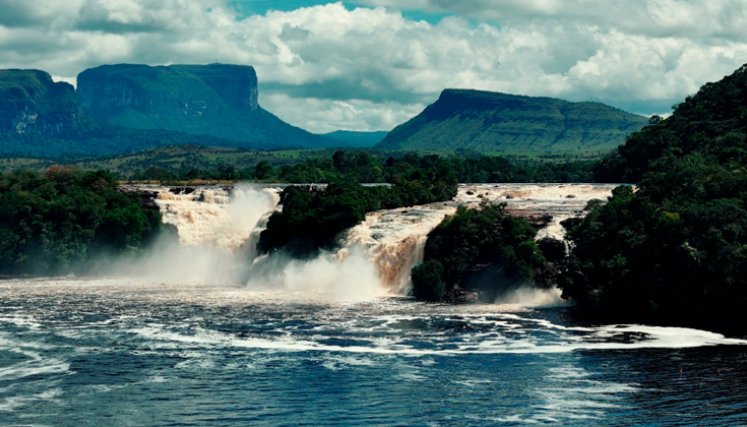 Las cataratas de Canaima. Foto cortesía