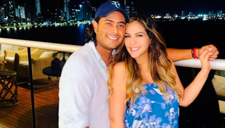 Laura Ojeda y Nicolás Petro