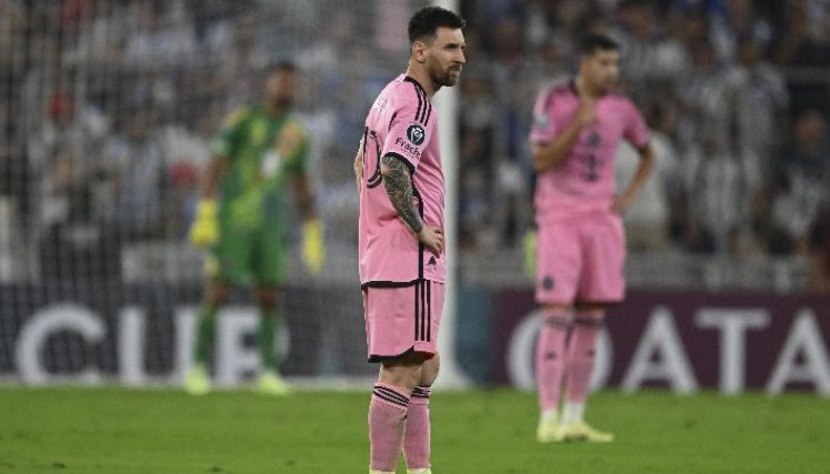 Messi cayó eliminado con el Inter Miami ante Altanta United. / Foto: Archivo.