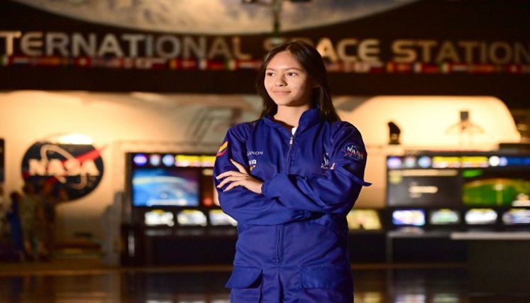 La joven estudiante Luisa Fernanda Parodi Flórez estuvo en la NASA aprendiendo los secretos del espacio.