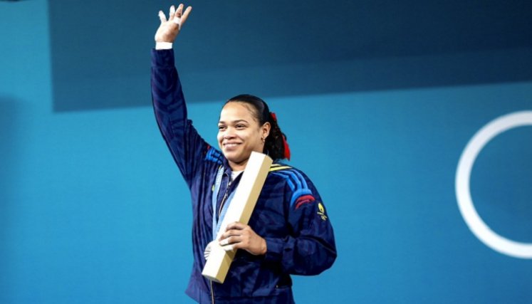 María Leivis Sánchez, pesista colombiana.