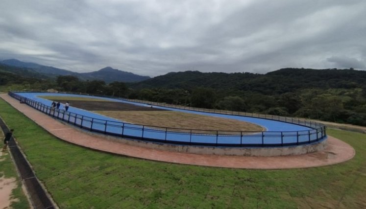 Las obras del óvalo están casi que listas. 