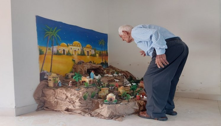 Veterano de mil batallas vive intensamente la Navidad.