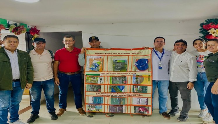 Maleta viajera en el sector rural para instruir a los campesinos.