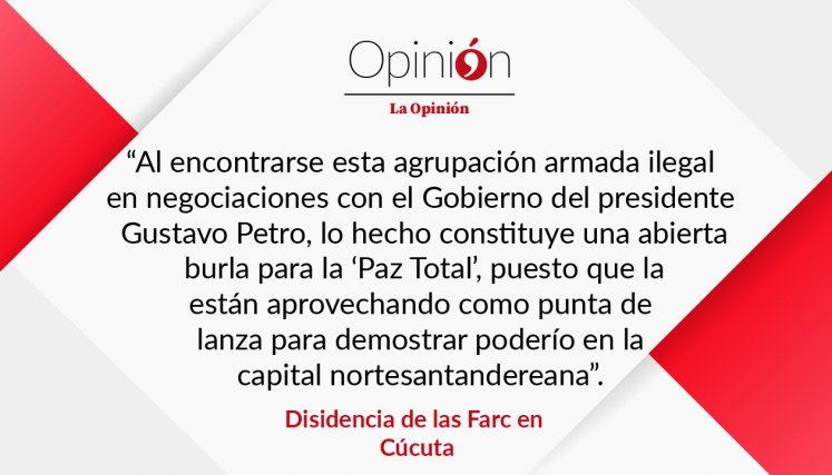 Disidencia de las Farc en Cúcuta