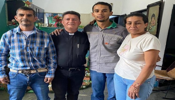 El joven Juan Camilo Trillos Herrera volvió a casa para celebrar la Navidad.