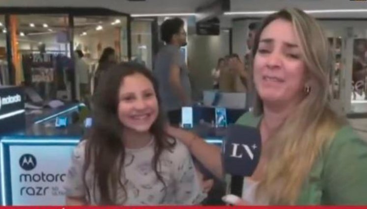 Niña sorprende con su respuesta. / Foto tomada de X