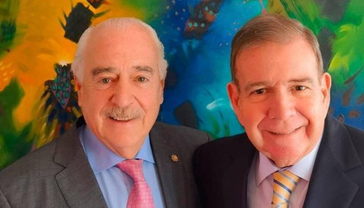 Andrés Pastrana y Edmundo González