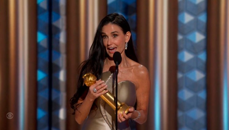 Demi Moore. Foto tomada de redes sociales