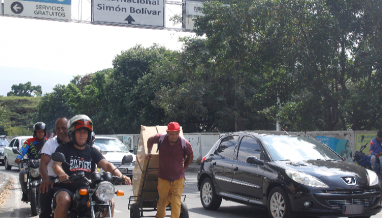 Así estaba el ambiente en la frontera tras la reapertura.