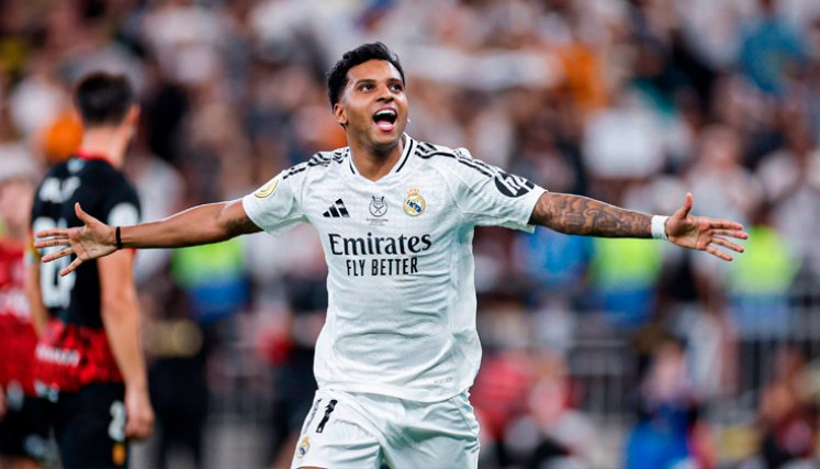Rodrygo. Foto tomada de @realmadrid