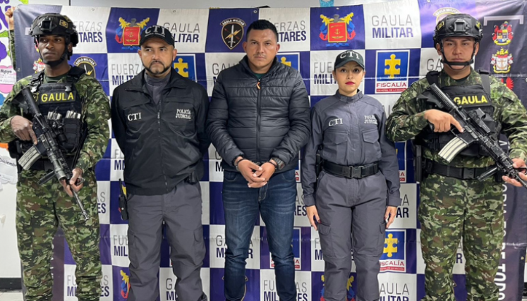 Álex Primo capturado por el Ejército Nacional