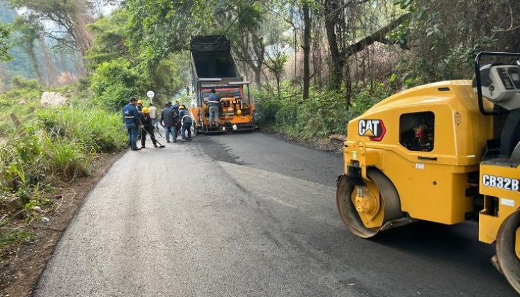 Vía Puente Gómez-Gramalote fue pavimentada por la Gobernación/Foto cortesía