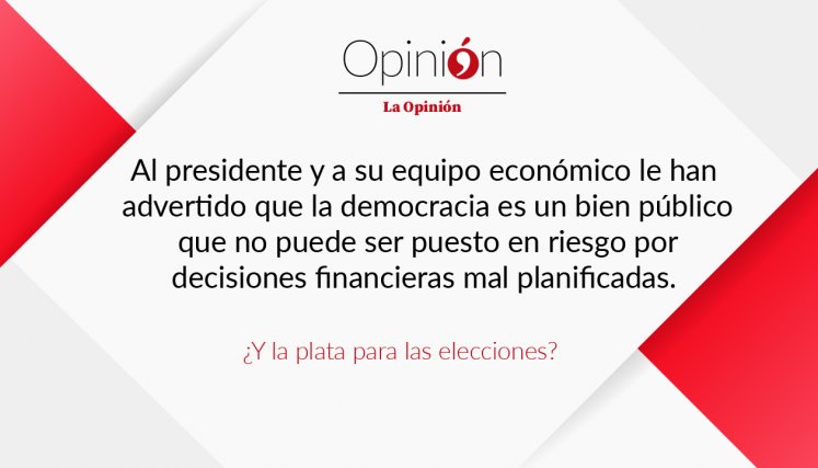 Editorial domingo 23 de febrero. 