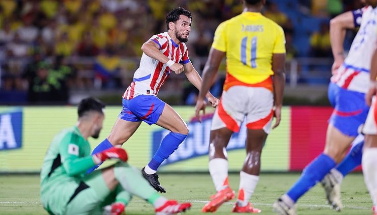 Paraguay hizo ver mal Colombia en el segundo tiempo.