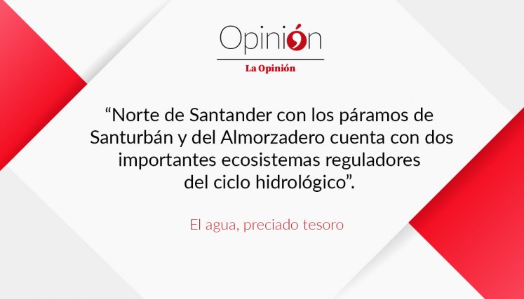 El agua, preciado tesoro